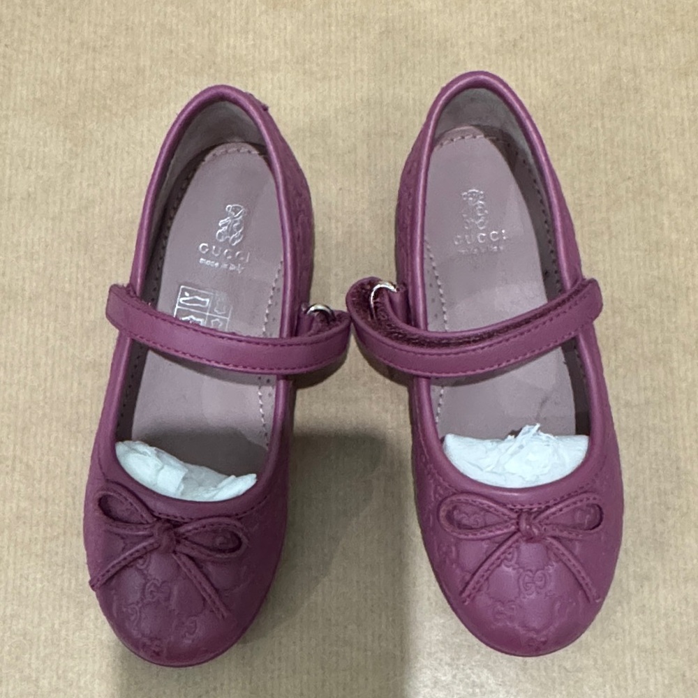 Gucci Kids Berry Dress Shoes